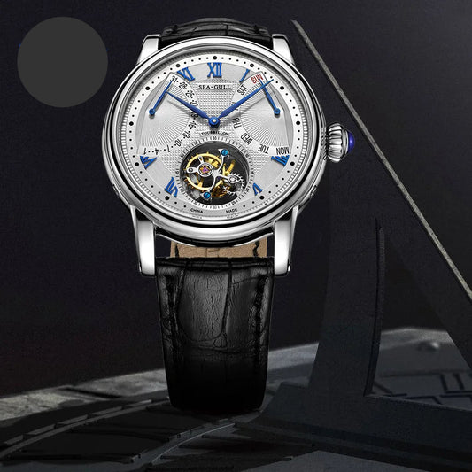 Automatic Tourbillon Mechanical Multifunctional Sapphire Calendar Luxury Watch