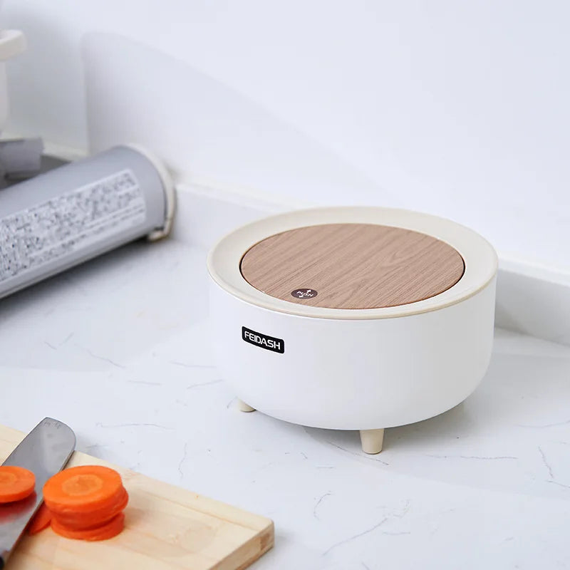 Japanese-style Mini Desktop Trash Can Simple Press