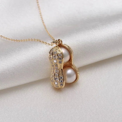Moana Kolye Collares Natural Freshwater Pearl Necklace