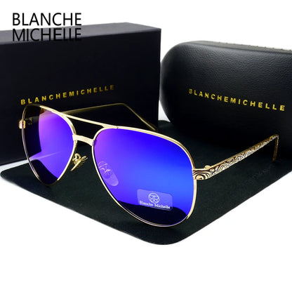 Pilot Polarized Mirror Vintage Sunglasses