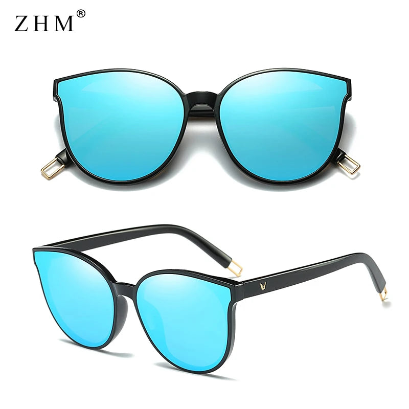Cat eye Luxury Twin Beam Oversized Sun Glasses