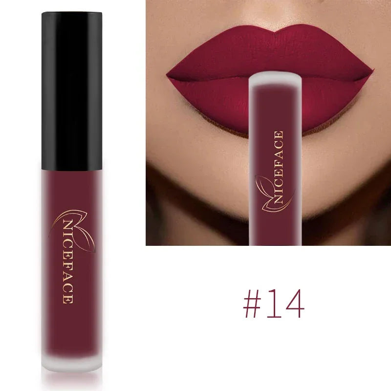 Matte Liquid Lipstick Waterproof Long Lasting Lip Gloss