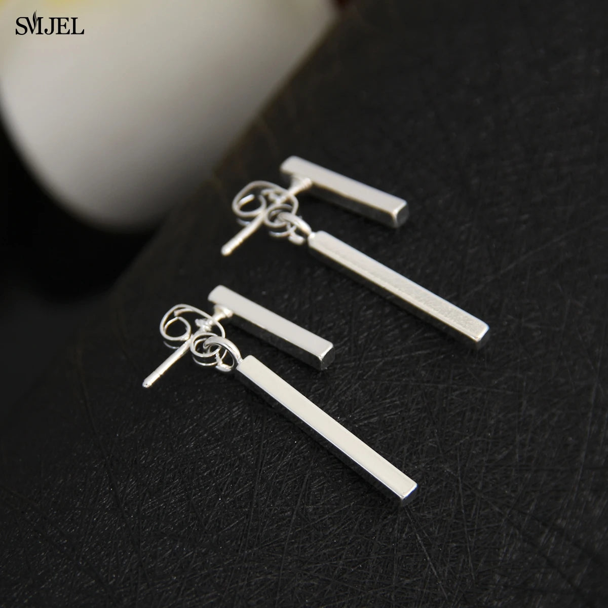 T Bar Drop Geometric Ear Jacket Earrings