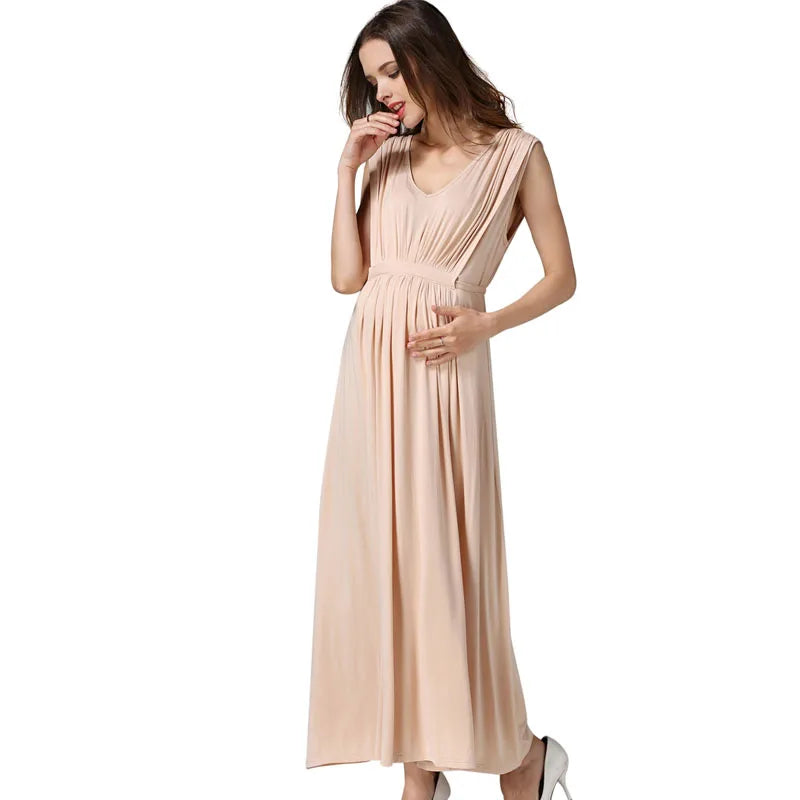 Long Party Evening Maternity Breastfeeding Pregnancy Dress