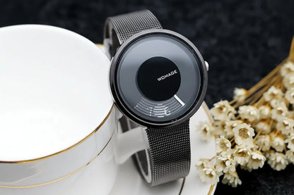 Unsex Mesh Steel Wrist Quartz Watches