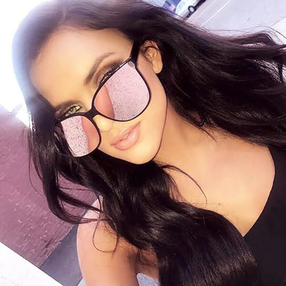 Cat eye Luxury Twin Beam Oversized Sun Glasses
