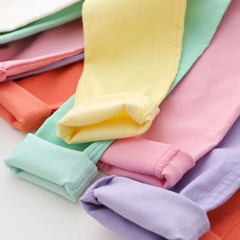 Girls Pants Children Kids Pencil Pants