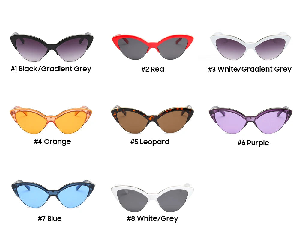 Cat Eye Vintage UV400  Sunglasses