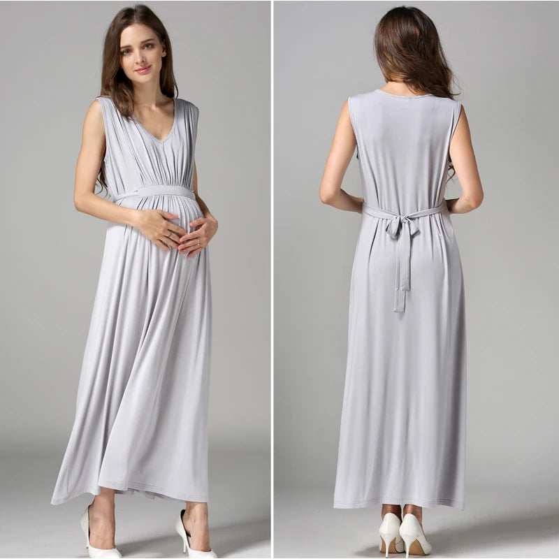 Long Party Evening Maternity Breastfeeding Pregnancy Dress