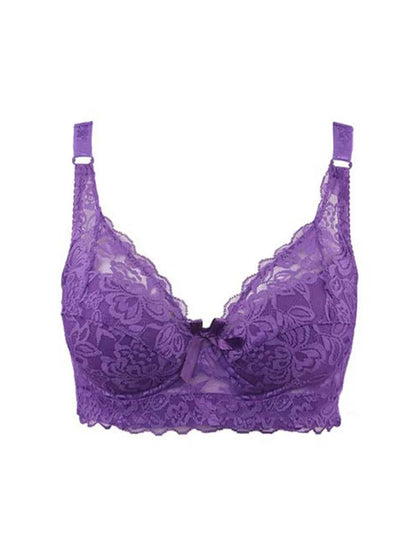 Full cup thin underwear small bra plus size