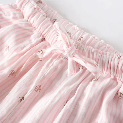 Cotton Double Gauze Thin Sleep Pants Sleep Pyjamas