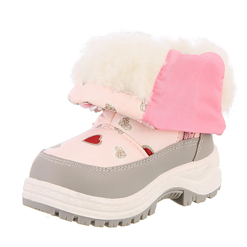 Cute Eagle Winter Nonslip Snow Boots Size 22-33