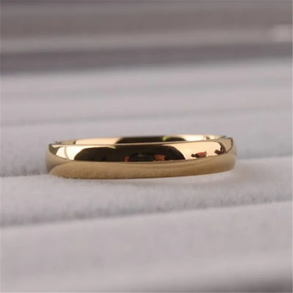 4mm Width Stainless Steel Smooth Circles Rings