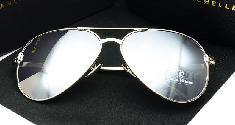 Pilot Polarized Mirror Vintage Sunglasses