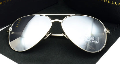 Pilot Polarized Mirror Vintage Sunglasses
