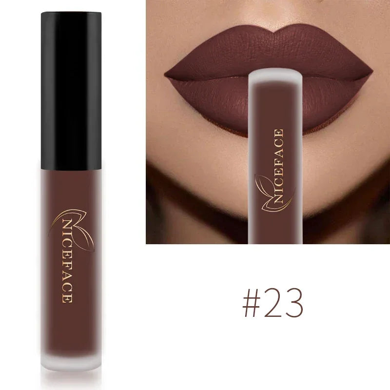 Matte Liquid Lipstick Waterproof Long Lasting Lip Gloss