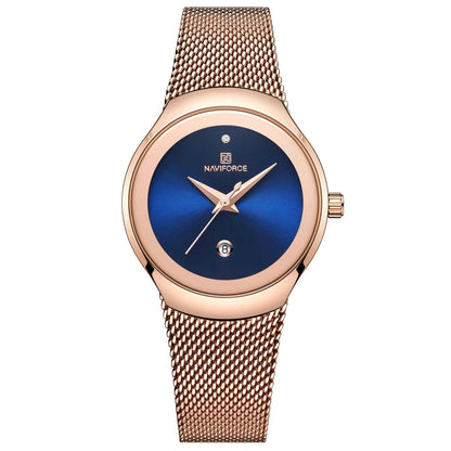 Rose Gold Ultra Thin Luxury Waterproof Quartz WristWatch
