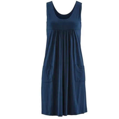 Striped sleeveless dress