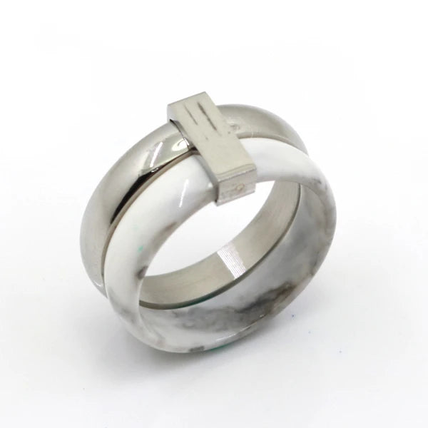 DANA Ceramic Stainless Steel Rings