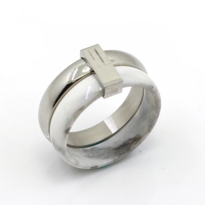 DANA Ceramic Stainless Steel Rings