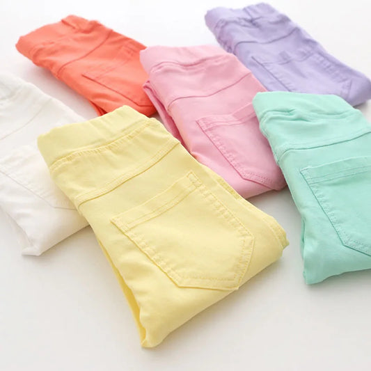 Girls Pants Children Kids Pencil Pants