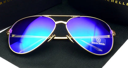 Pilot Polarized Mirror Vintage Sunglasses