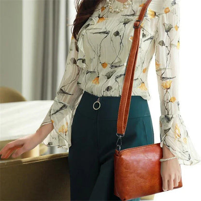 Luxury Leather Shoulder Bag 4pcs/set