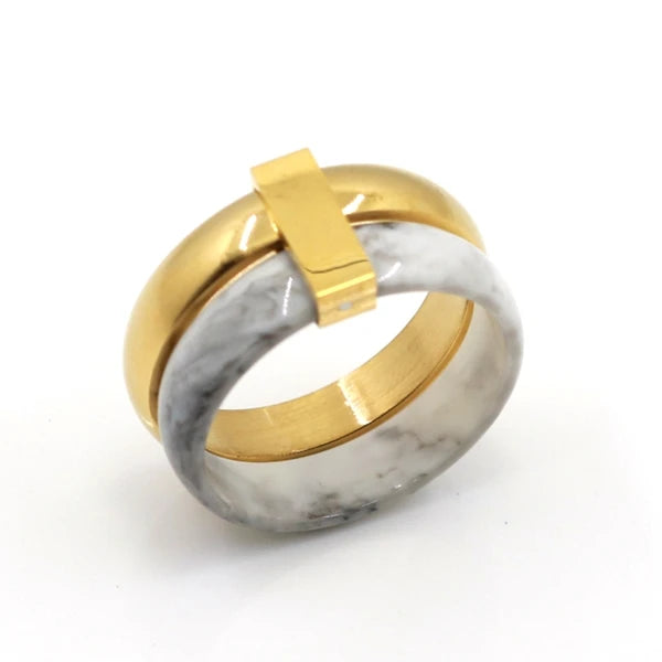 DANA Ceramic Stainless Steel Rings