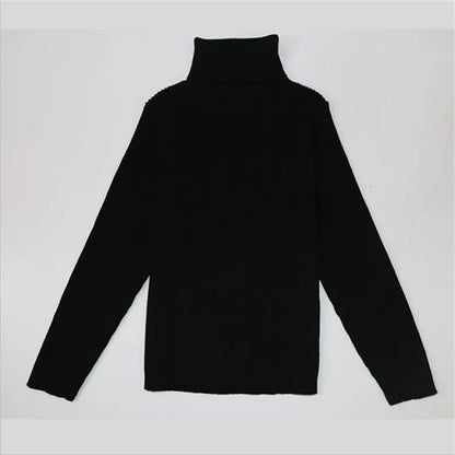 Winter Turtleneck Knitted Autumn Pullover Kids Knitwear Sweaters