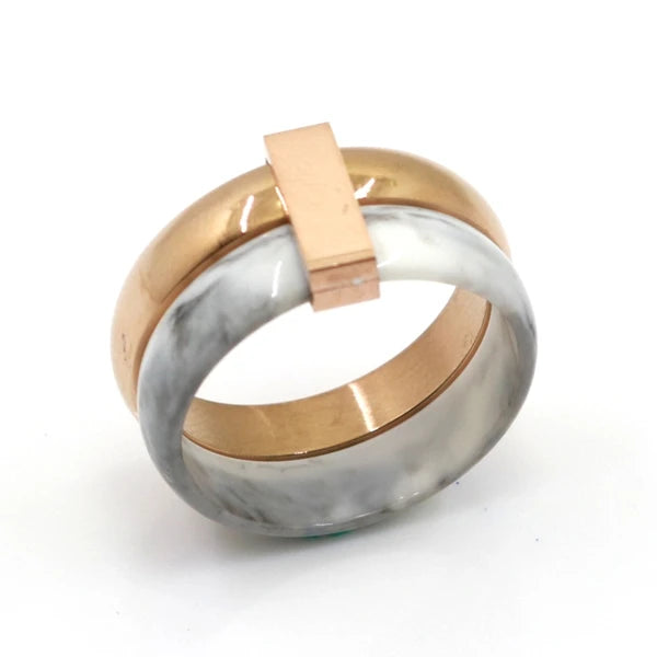 DANA Ceramic Stainless Steel Rings