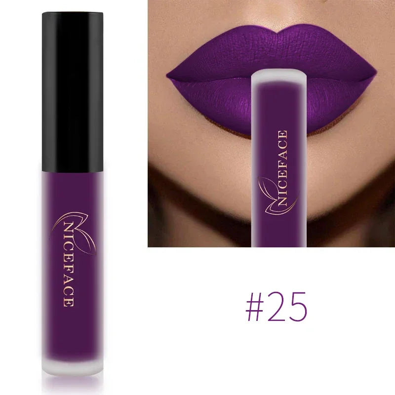 Matte Liquid Lipstick Waterproof Long Lasting Lip Gloss