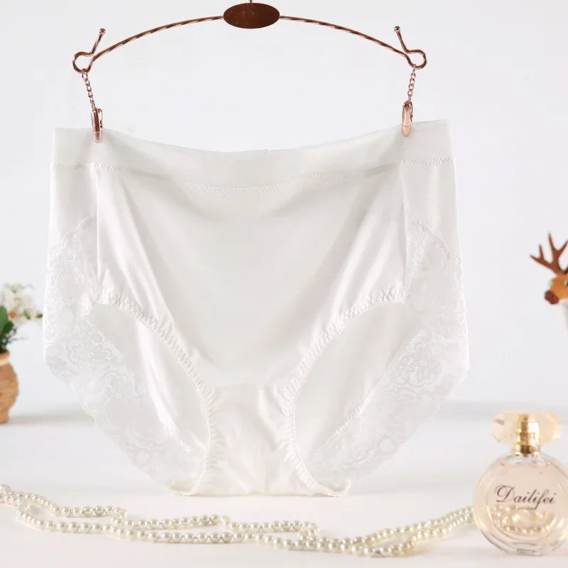 High Waist Lace Plus Size Panties