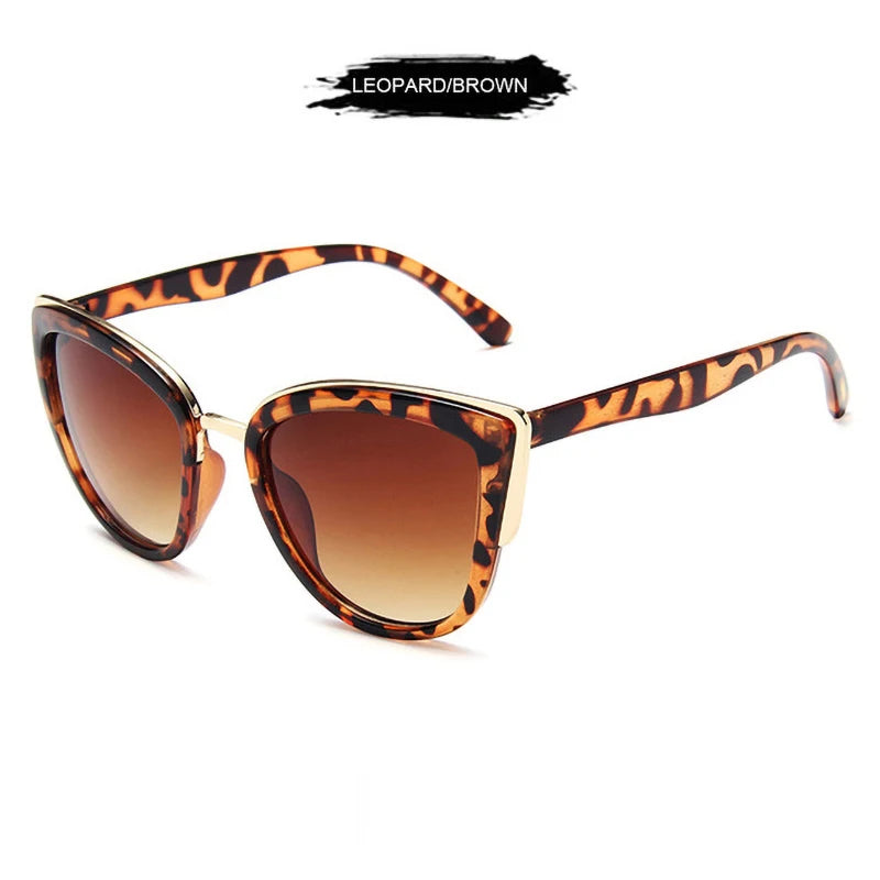 Vintage Anti-glare Cat Eye Sun Glasses