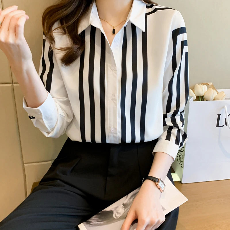 Long Sleeve Shirts Tops Blusas