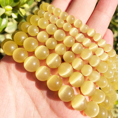 Cat Eye Beads Moon Stone DIY Bracelet