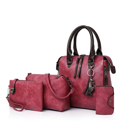 Tassel Bag Luxury Leather Purse Handbags