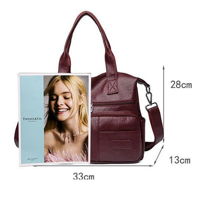 Luxury Shoulder PU Leather Crossbody Large Capacity Bag
