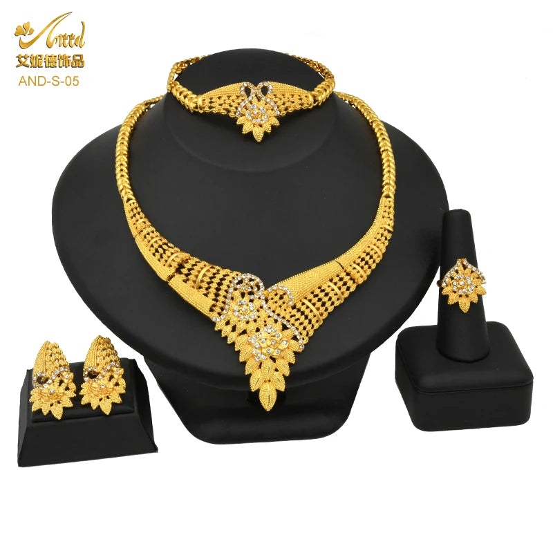 African Jewelry Big Necklace Jewelry Set
