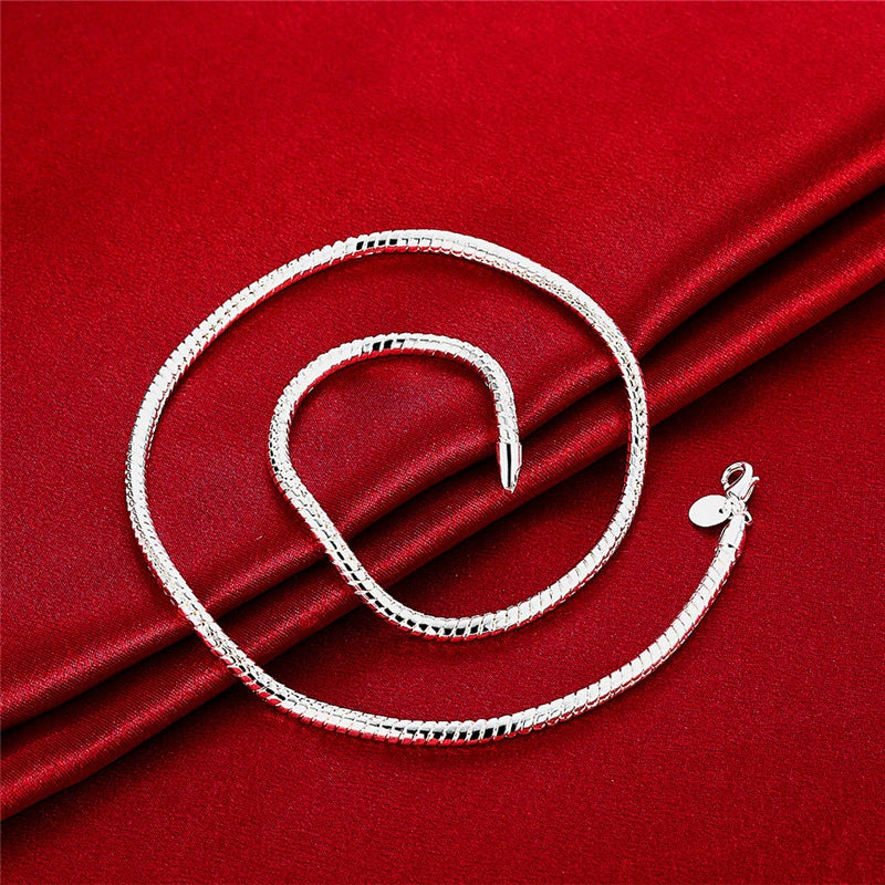 925 Sterling Silver Snake Chain Necklace