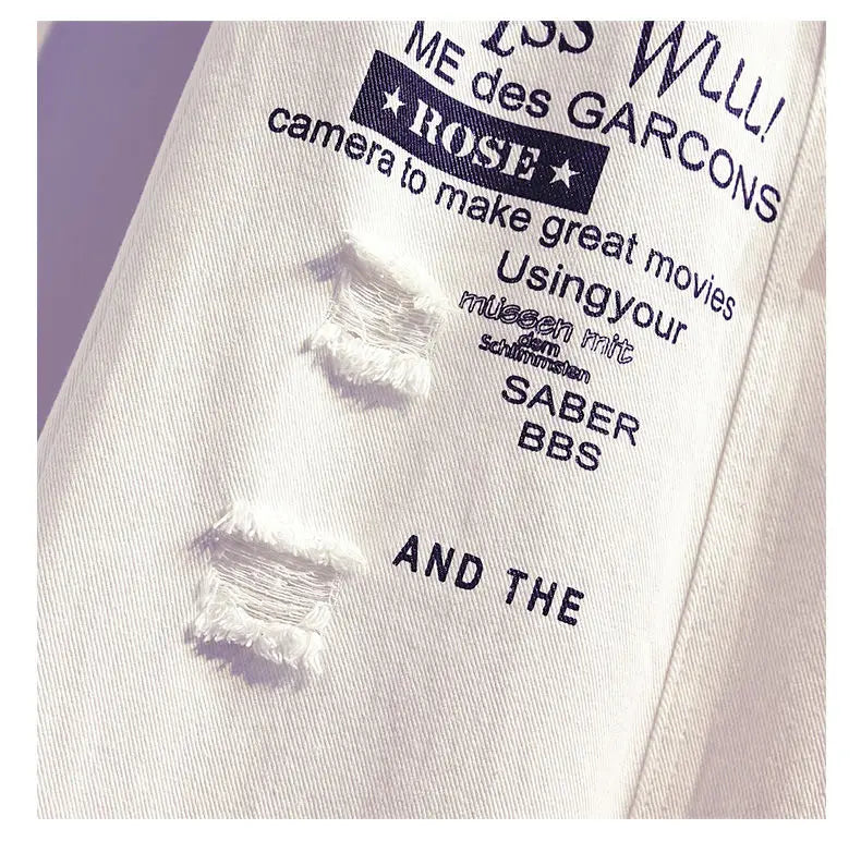 Faldas largas con estampado de letras, estilo coreano