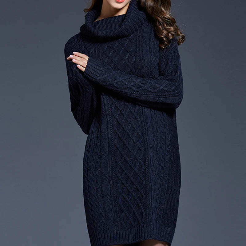 Long Sleeve Winter Over Size Dresse