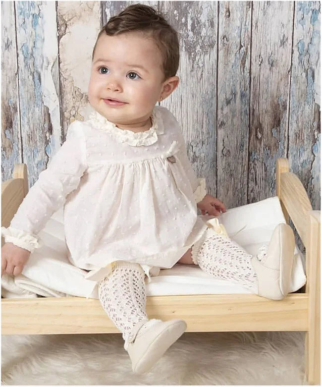 Baby Girls Toddlers Bow Long Soft Cotton Socks