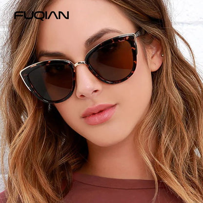 Vintage Anti-glare Cat Eye Sun Glasses