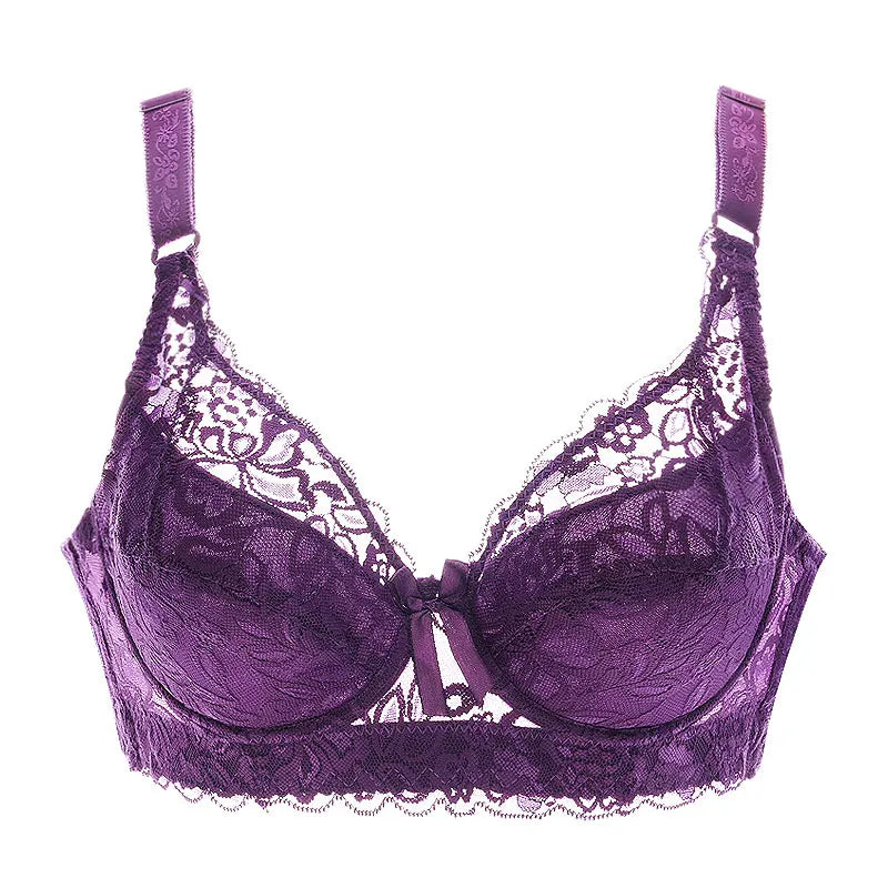 Full cup thin underwear small bra plus size