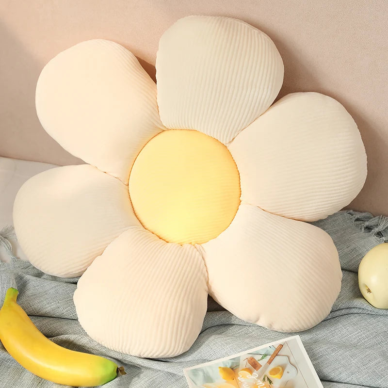 35/45cm Stuffed Six Petal Flower Cushion Seat Pillow