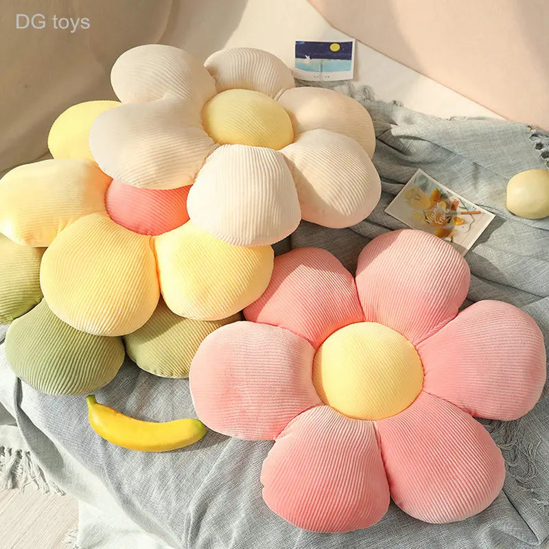 35/45cm Stuffed Six Petal Flower Cushion Seat Pillow
