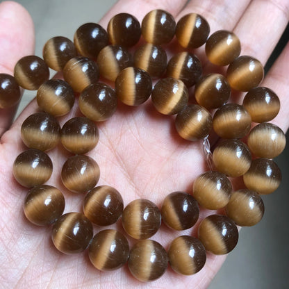 Cat Eye Opal Beads Natural Stone DIY Bracelets