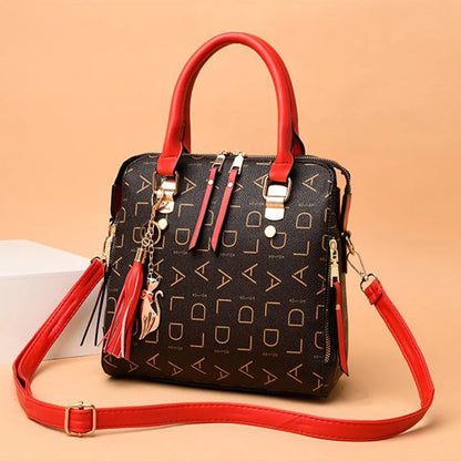 DANA English Letter PU Leather Bag