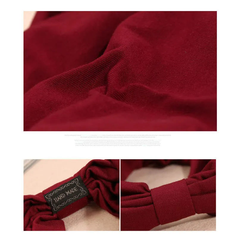 Cotton Wide Stretch Headbands