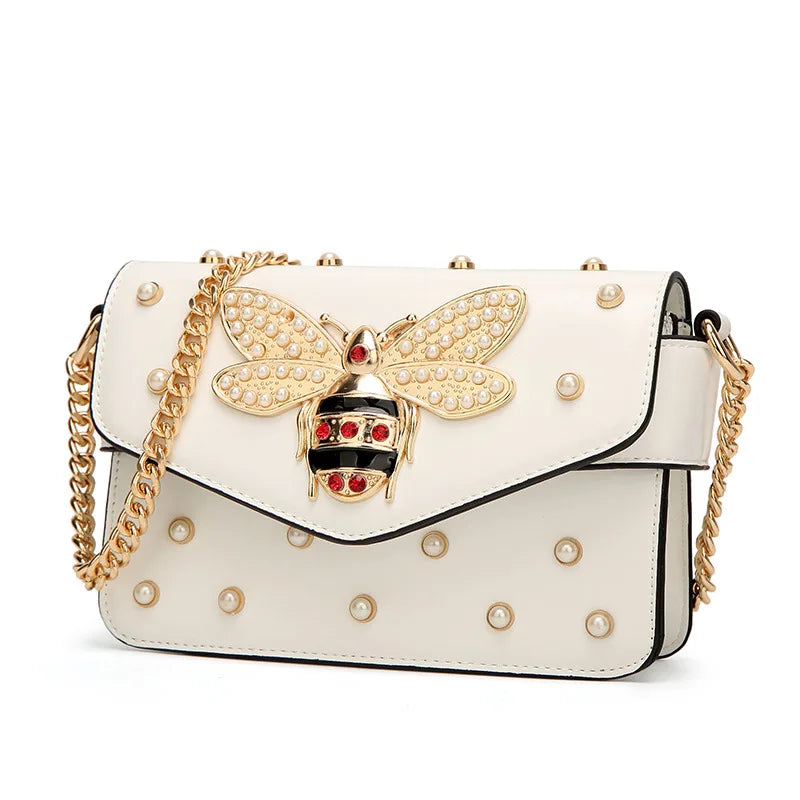 Bee Pearl Crossbody Bags